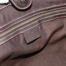 GUCCI GG Crystal Tote Bag Coated Canvas Beige Gold 223963 Auth 175582-14