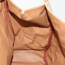 CELINE Macadam Canvas Hand Bag PVC Beige Gold Auth 175583A-16