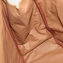 CELINE Macadam Canvas Hand Bag PVC Beige Gold Auth 175583A-17