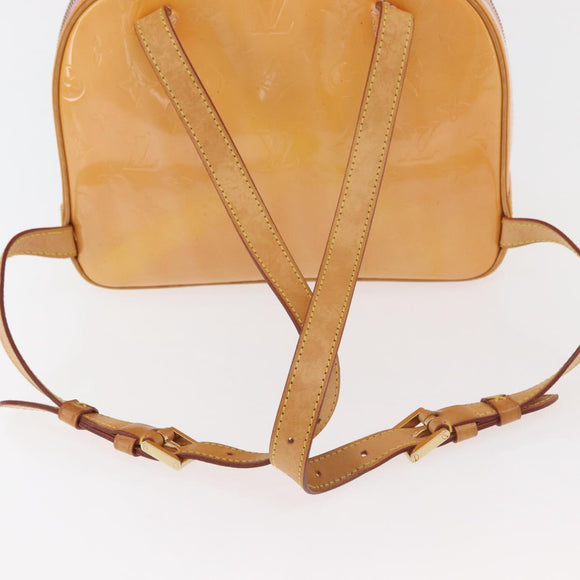 LOUIS VUITTON Vernis Marley Backpack Marshmallow Pink M91039 LV Auth 175584