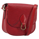 LOUIS VUITTON Epi Saint Cloud PM Shoulder Bag Red M52217 LV Auth 175585-1