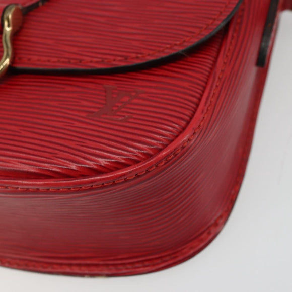 LOUIS VUITTON Epi Saint Cloud PM Shoulder Bag Red M52217 LV Auth 175585