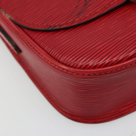 LOUIS VUITTON Epi Saint Cloud PM Shoulder Bag Red M52217 LV Auth 175585