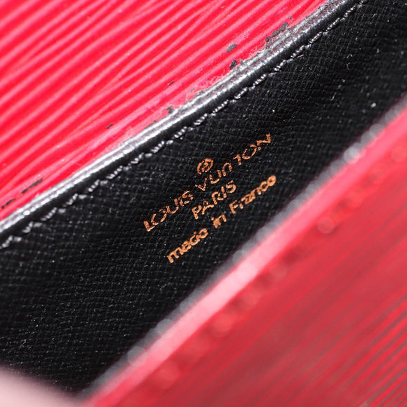 LOUIS VUITTON Epi Saint Cloud PM Shoulder Bag Red M52217 LV Auth 175585