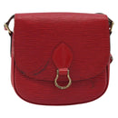 LOUIS VUITTON Epi Saint Cloud PM Shoulder Bag Red M52217 LV Auth 175585-13