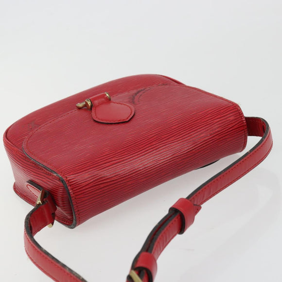LOUIS VUITTON Epi Saint Cloud PM Shoulder Bag Red M52217 LV Auth 175585