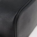 CHANEL Vanity Cosmetic Pouch Caviar Skin Black Gold CC Auth 175587-10