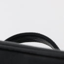 CHANEL Vanity Cosmetic Pouch Caviar Skin Black Gold CC Auth 175587-8