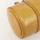 LOUIS VUITTON Monogram Vernis Bedford Hand Bag Beige M91006 LV Auth 175595-14