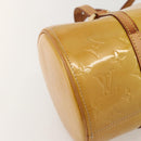 LOUIS VUITTON Monogram Vernis Bedford Hand Bag Beige M91006 LV Auth 175595-16