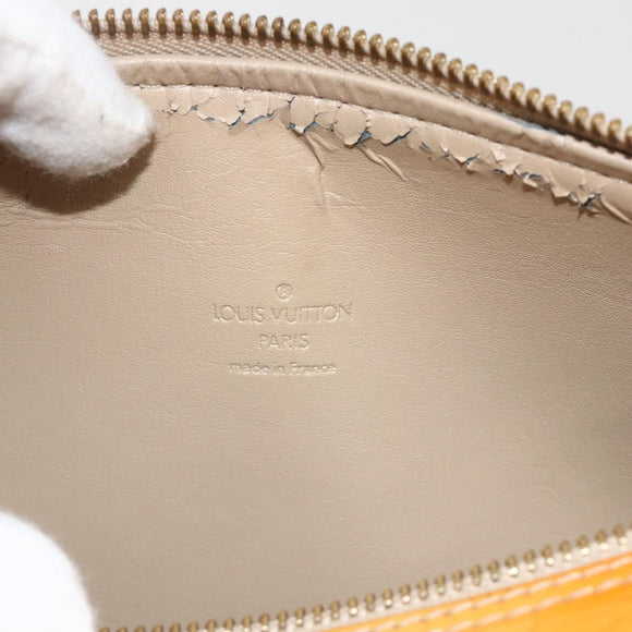 LOUIS VUITTON Monogram Vernis Bedford Hand Bag Beige M91006 LV Auth 175595