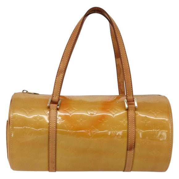 LOUIS VUITTON Monogram Vernis Bedford Hand Bag Beige M91006 LV Auth 175595
