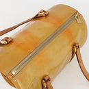 LOUIS VUITTON Monogram Vernis Bedford Hand Bag Beige M91006 LV Auth 175595-6