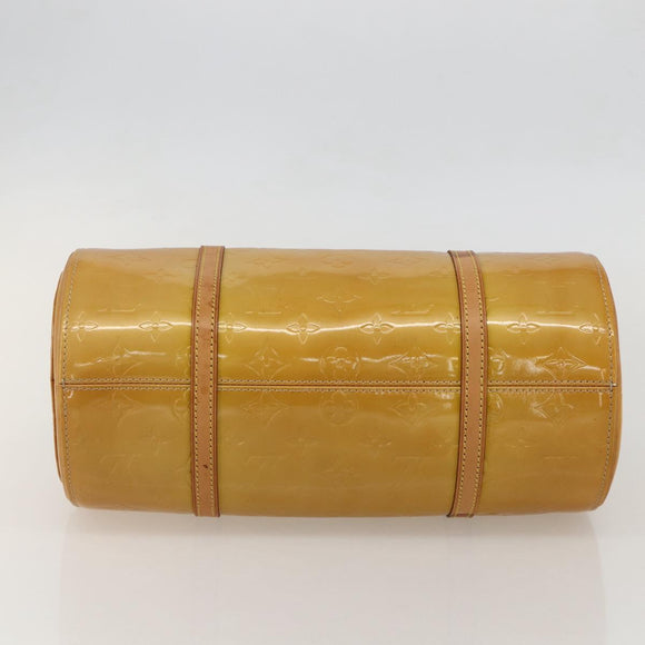 LOUIS VUITTON Monogram Vernis Bedford Hand Bag Beige M91006 LV Auth 175595