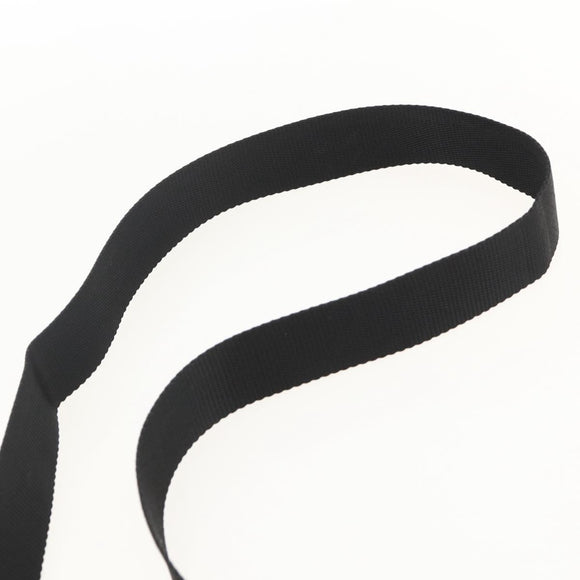 PRADA Shoulder Bag Nylon Black Silver Auth 175598