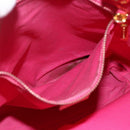 CELINE Paris Macadam Canvas Tote Bag Denim Pink Gold Auth 175602-11