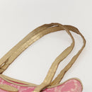 CELINE Paris Macadam Canvas Tote Bag Denim Pink Gold Auth 175602-8