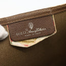 GUCCI GG Supreme Web Sherry Line Tote Bag PVC Beige Red 120 02 003 Auth 175605-18