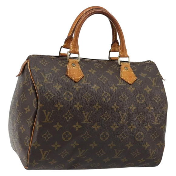 LOUIS VUITTON Monogram Speedy 30 Hand Bag M41526 LV Auth 175607