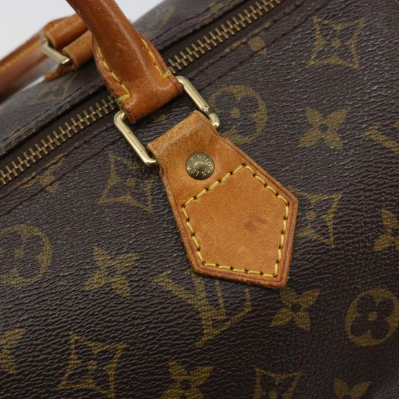 LOUIS VUITTON Monogram Speedy 30 Hand Bag M41526 LV Auth 175607