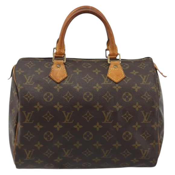 LOUIS VUITTON Monogram Speedy 30 Hand Bag M41526 LV Auth 175607