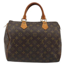 LOUIS VUITTON Monogram Speedy 30 Hand Bag M41526 LV Auth 175607-2