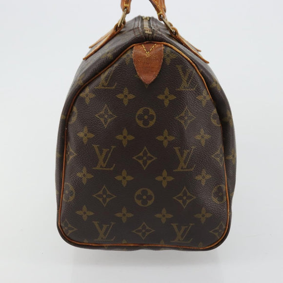 LOUIS VUITTON Monogram Speedy 30 Hand Bag M41526 LV Auth 175607