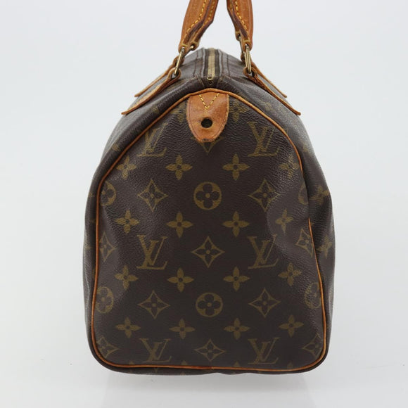 LOUIS VUITTON Monogram Speedy 30 Hand Bag M41526 LV Auth 175607