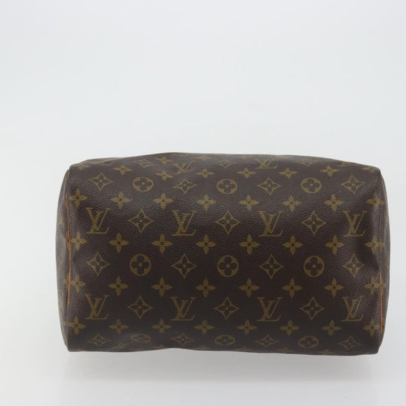 LOUIS VUITTON Monogram Speedy 30 Hand Bag M41526 LV Auth 175607