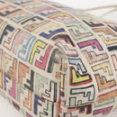 FENDI Zucca Canvas Tote Bag PVC Multicolor Gold Auth 175608-9