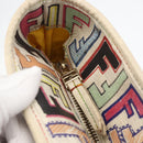 FENDI Zucca Canvas Tote Bag PVC Multicolor Gold Auth 175608-10