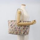 FENDI Zucca Canvas Tote Bag PVC Multicolor Gold Auth 175608-22
