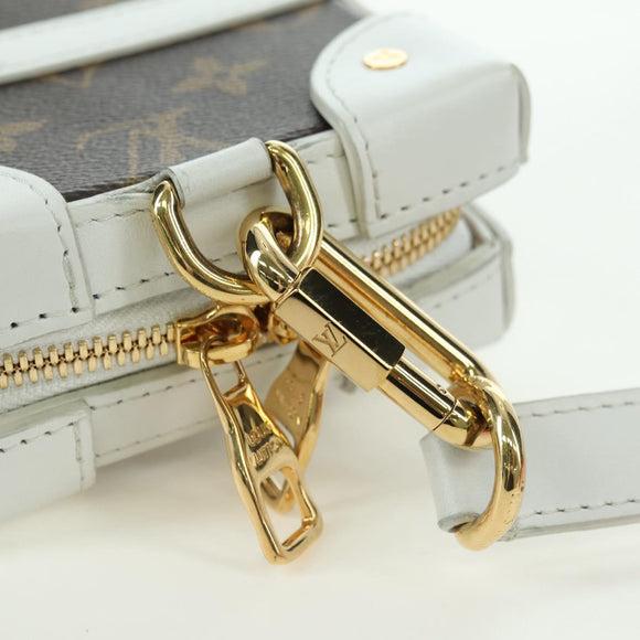 LOUIS VUITTON Monogram NBA Soft Trunk Phone Box Bag White M80102 Auth 175616SAM
