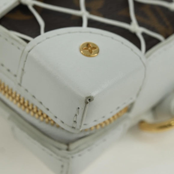 LOUIS VUITTON Monogram NBA Soft Trunk Phone Box Bag White M80102 Auth 175616SAM