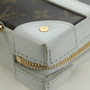 LOUIS VUITTON Monogram NBA Soft Trunk Phone Box Bag White M80102 Auth 175616SAM-19