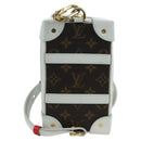 LOUIS VUITTON Monogram NBA Soft Trunk Phone Box Bag White M80102 Auth 175616SAM-2