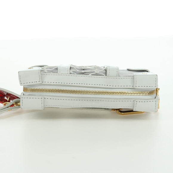 LOUIS VUITTON Monogram NBA Soft Trunk Phone Box Bag White M80102 Auth 175616SAM