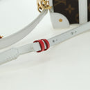 LOUIS VUITTON Monogram NBA Soft Trunk Phone Box Bag White M80102 Auth 175616SAM-14