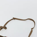 GUCCI GG Supreme Web Sherry Line Bag PVC Beige Gold 10 02 037 Auth 175617-10