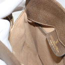 GUCCI GG Supreme Web Sherry Line Bag PVC Beige Gold 10 02 037 Auth 175617-21