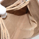 GUCCI GG Supreme Web Sherry Line Bag PVC Beige Gold 10 02 037 Auth 175617-24