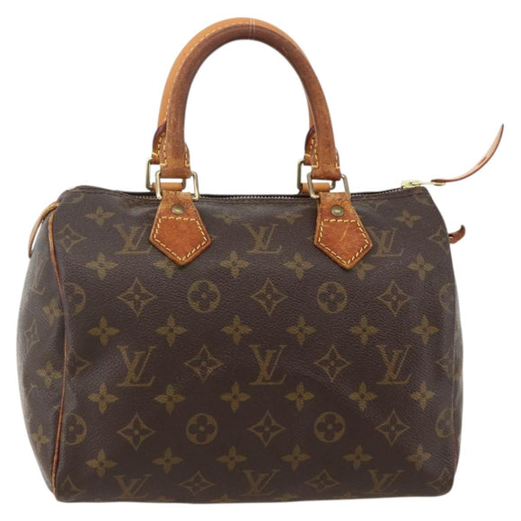 LOUIS VUITTON Monogram Speedy 25 Hand Bag M41528 LV Auth 175621