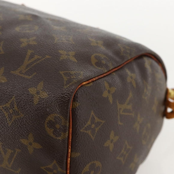 LOUIS VUITTON Monogram Speedy 25 Hand Bag M41528 LV Auth 175621