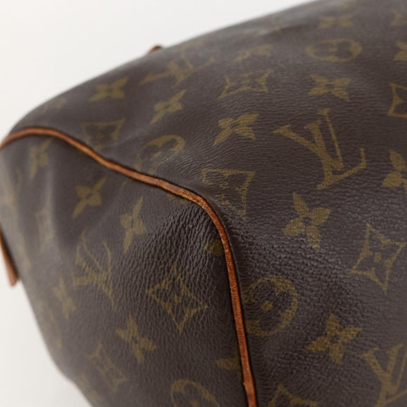 LOUIS VUITTON Monogram Speedy 25 Hand Bag M41528 LV Auth 175621