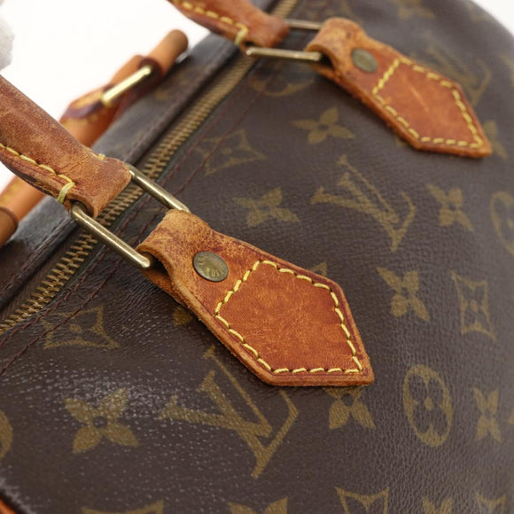 LOUIS VUITTON Monogram Speedy 25 Hand Bag M41528 LV Auth 175621