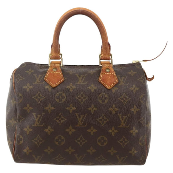 LOUIS VUITTON Monogram Speedy 25 Hand Bag M41528 LV Auth 175621