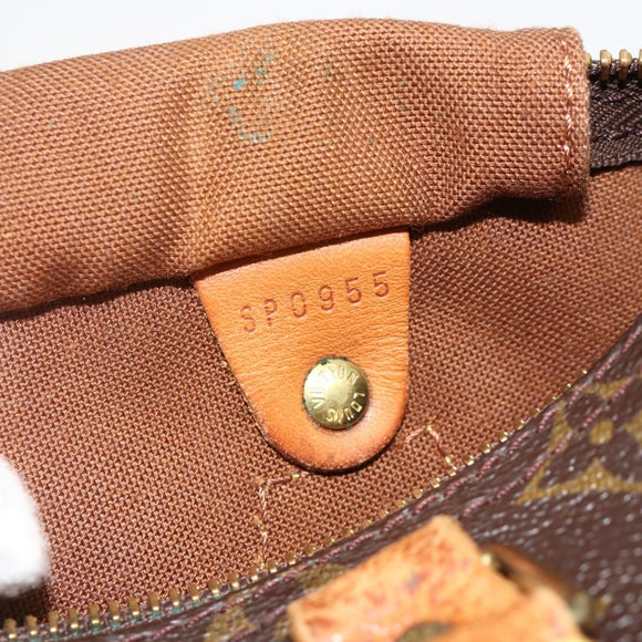 LOUIS VUITTON Monogram Speedy 25 Hand Bag M41528 LV Auth 175621