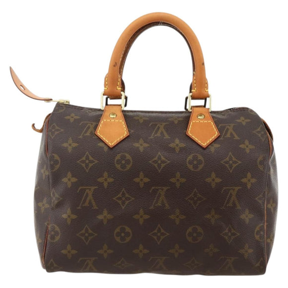 LOUIS VUITTON Monogram Speedy 25 Hand Bag M41528 LV Auth 175621