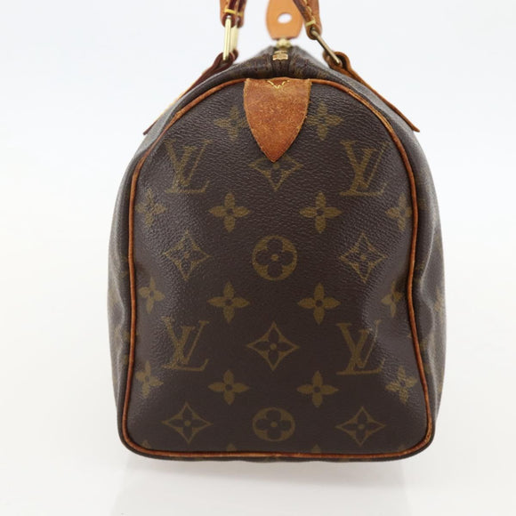 LOUIS VUITTON Monogram Speedy 25 Hand Bag M41528 LV Auth 175621