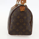 LOUIS VUITTON Monogram Speedy 25 Hand Bag M41528 LV Auth 175621-4